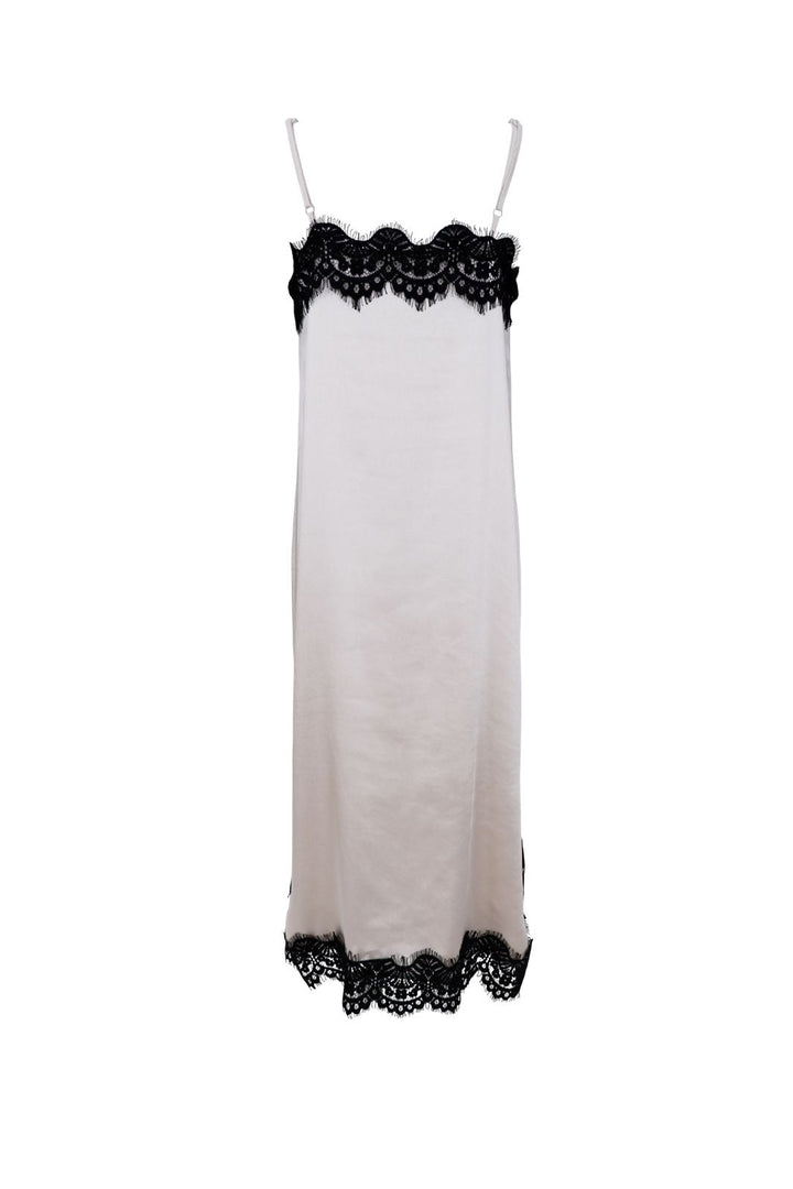 Black Colour - Bcevie Lace Strap Dress 41047 - Pearl