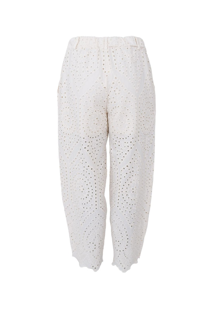Black Colour - Bcfrey Barrel Lace Pant 41196 - Creme