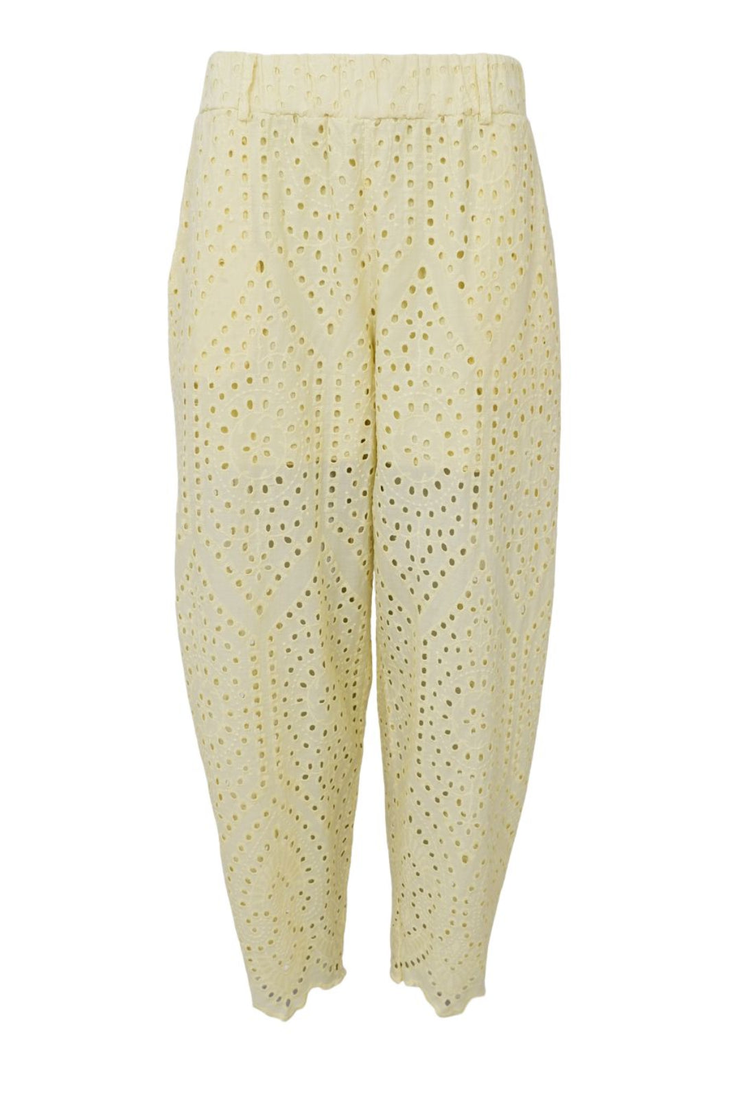 Black Colour - Bcfrey Barrel Lace Pant 41196 - Lt. Yellow