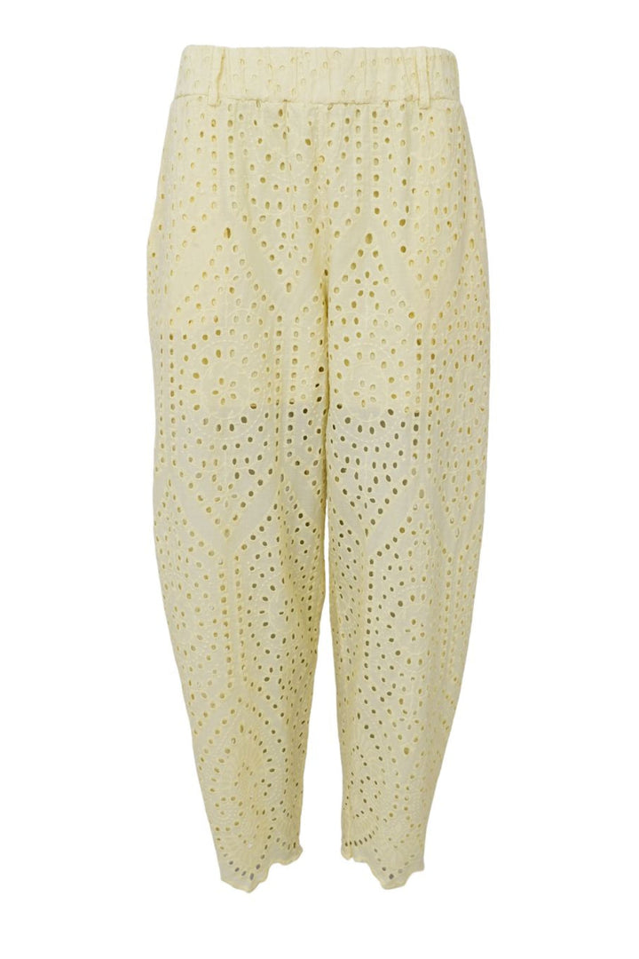 Black Colour - Bcfrey Barrel Lace Pant 41196 - Lt. Yellow