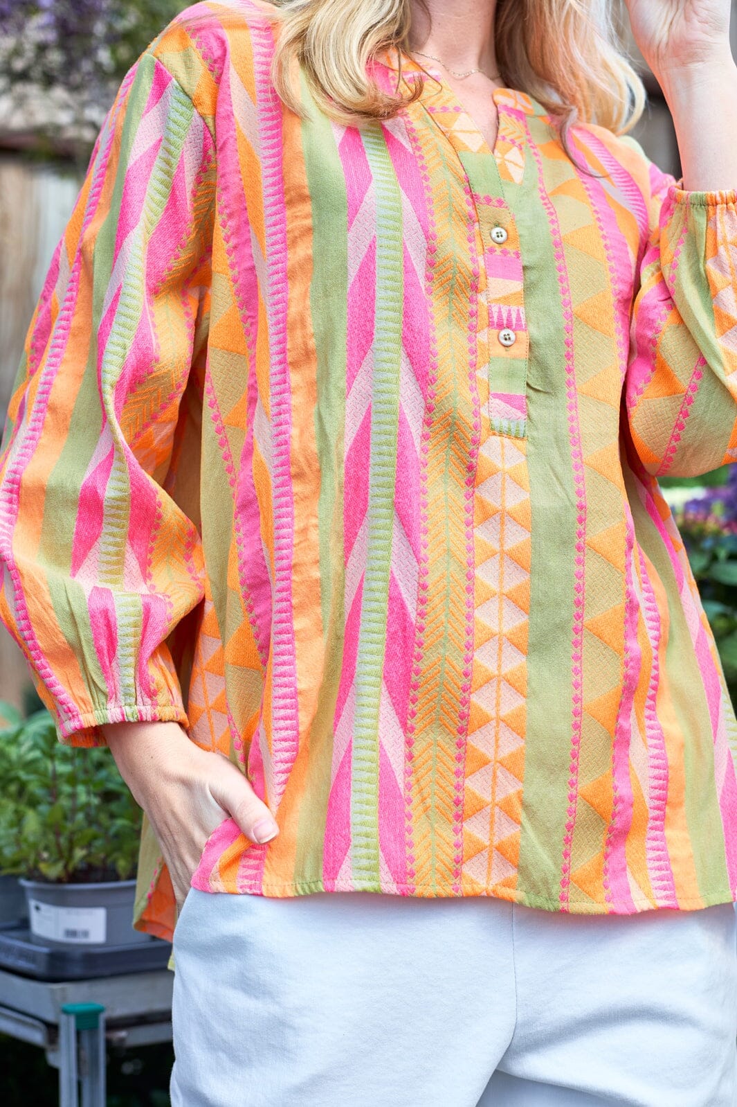 Black Colour - Bchellas Shirt 41127 - Orange