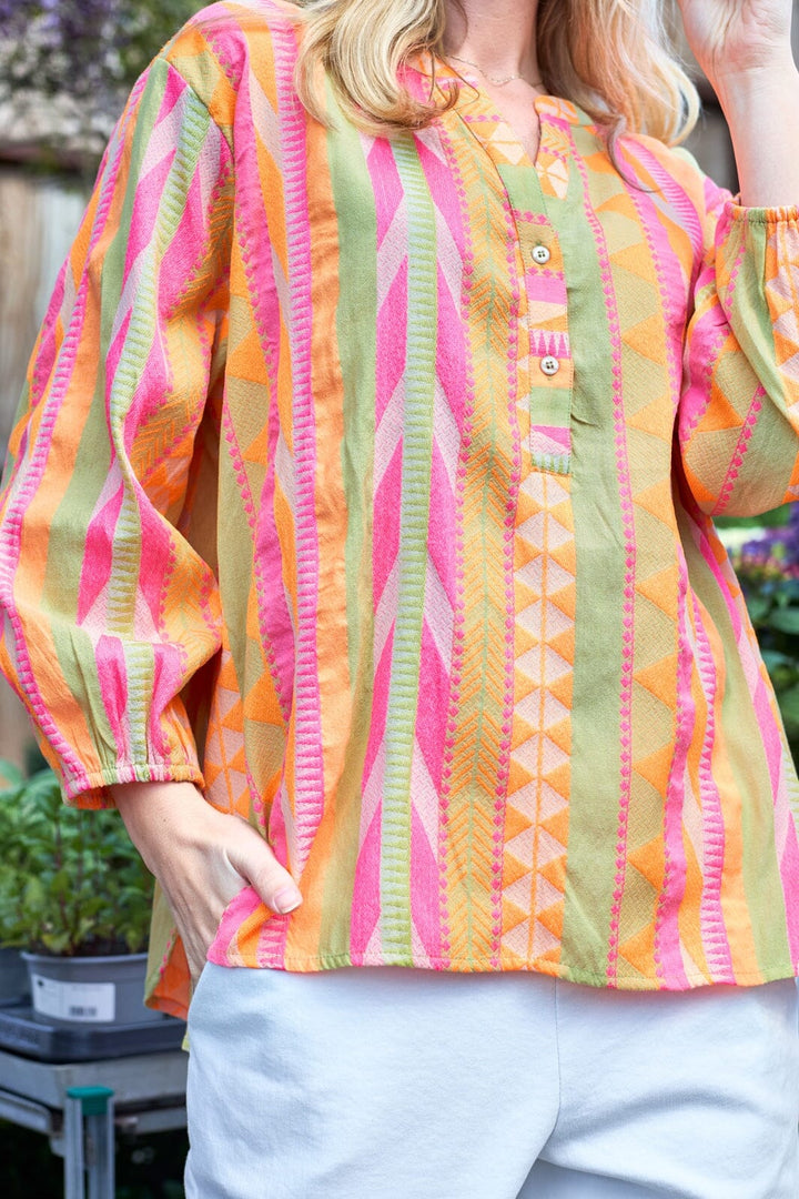 Black Colour - Bchellas Shirt 41127 - Orange