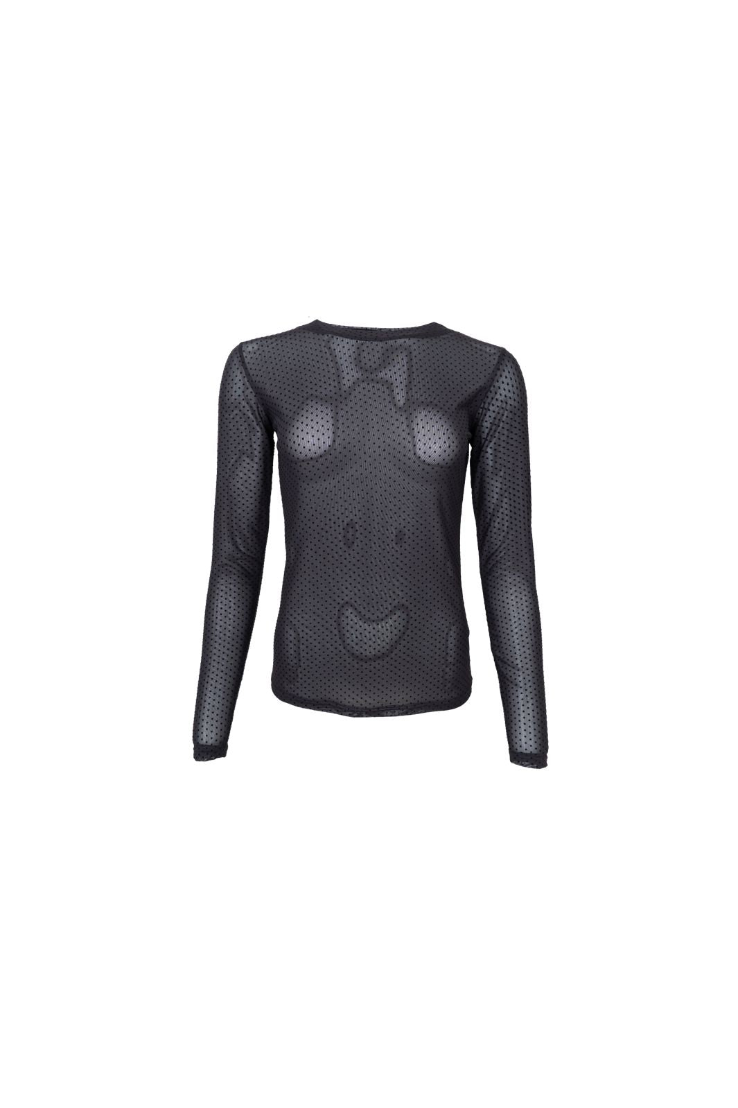 Black Colour - Bcjessie Mesh Blouse 41223 - Shirts - Black