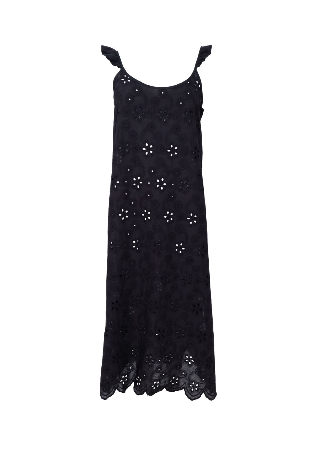 Black Colour - Bcjuliana Lace Strap Dress 41182 - Black