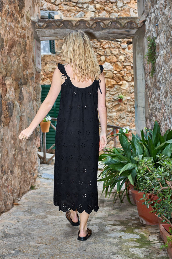 Black Colour - Bcjuliana Lace Strap Dress 41182 - Black