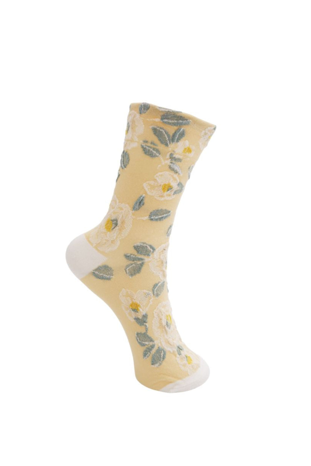 Black Colour - Bckai Sock 8530 - Yellow
