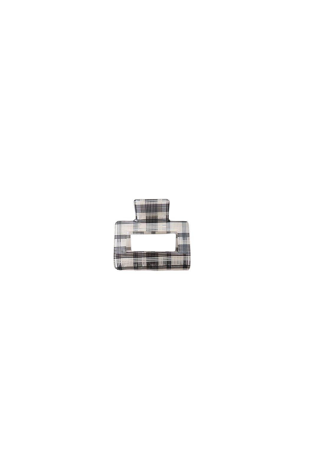 Black Colour - Bckarmen Medium Hair Claw 5997 - Black