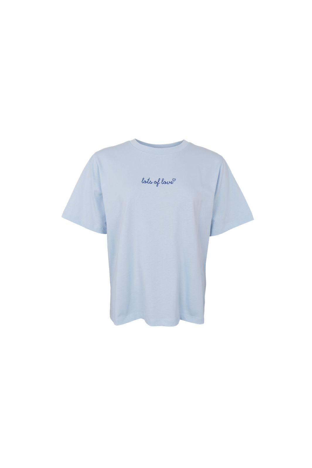 Black Colour - Bclove Ss Tee 41142 - Shirts - Lt. Blue