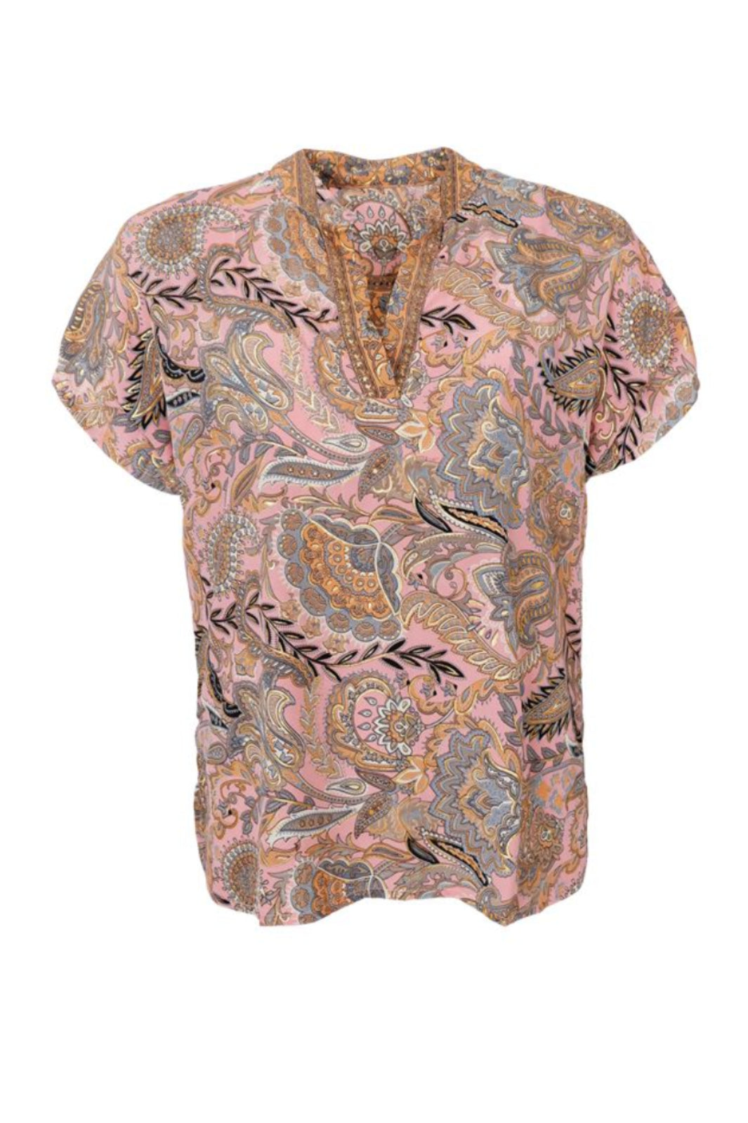 Black Colour - Bcluna Andrea S/S Blouse 39234 - Imperial Rose