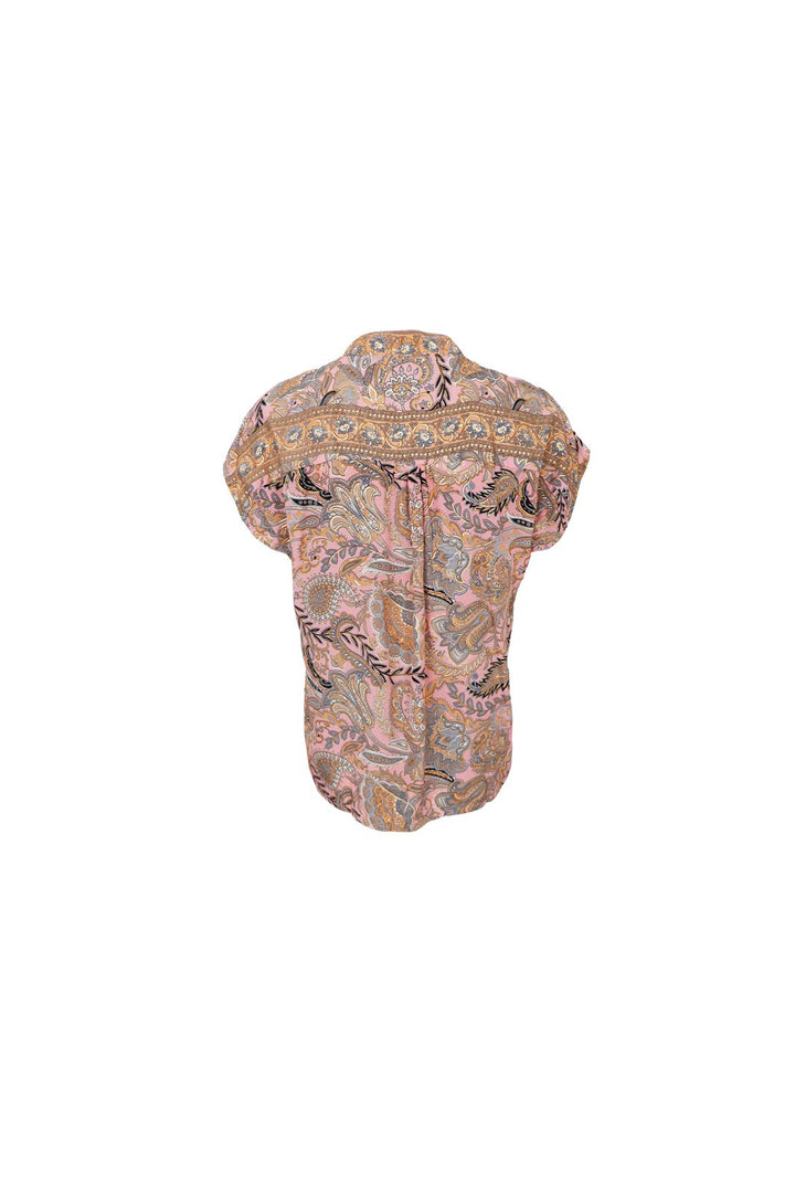 Black Colour - Bcluna Andrea S/S Blouse 39234 - Imperial Rose
