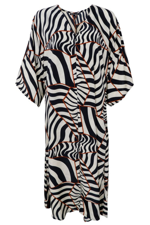 Black Colour - Bcluna Kaftan Dress 39244 - Mosaic Black