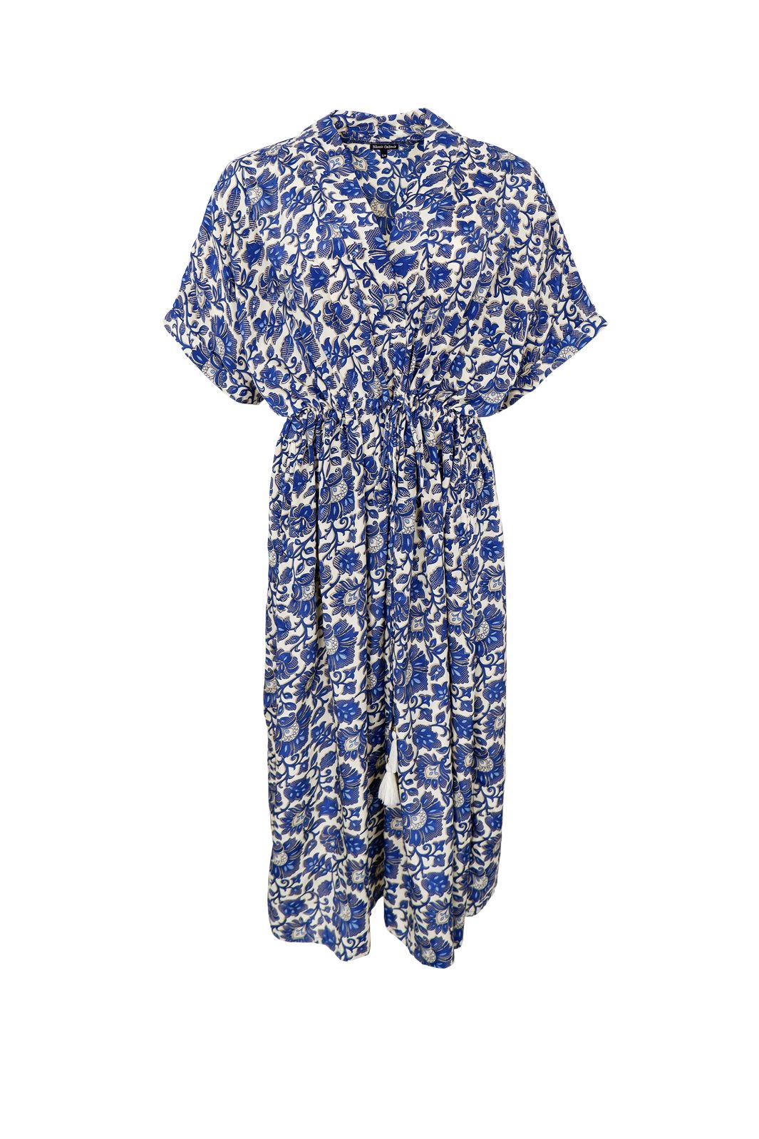 Black Colour - Bcluna Kaftan Tie Dress 39214 - Royal Blue Limited