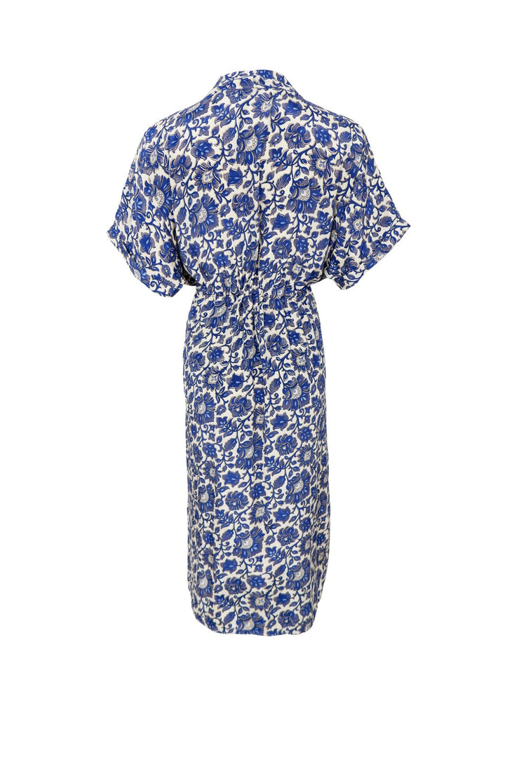 Black Colour - Bcluna Kaftan Tie Dress 39214 - Royal Blue Limited
