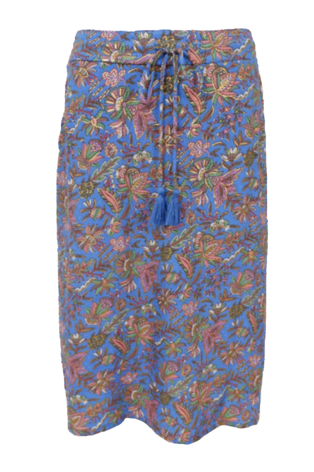 Black Colour - Bcluna Regular Midi Skirt 39135 - Violet Blue