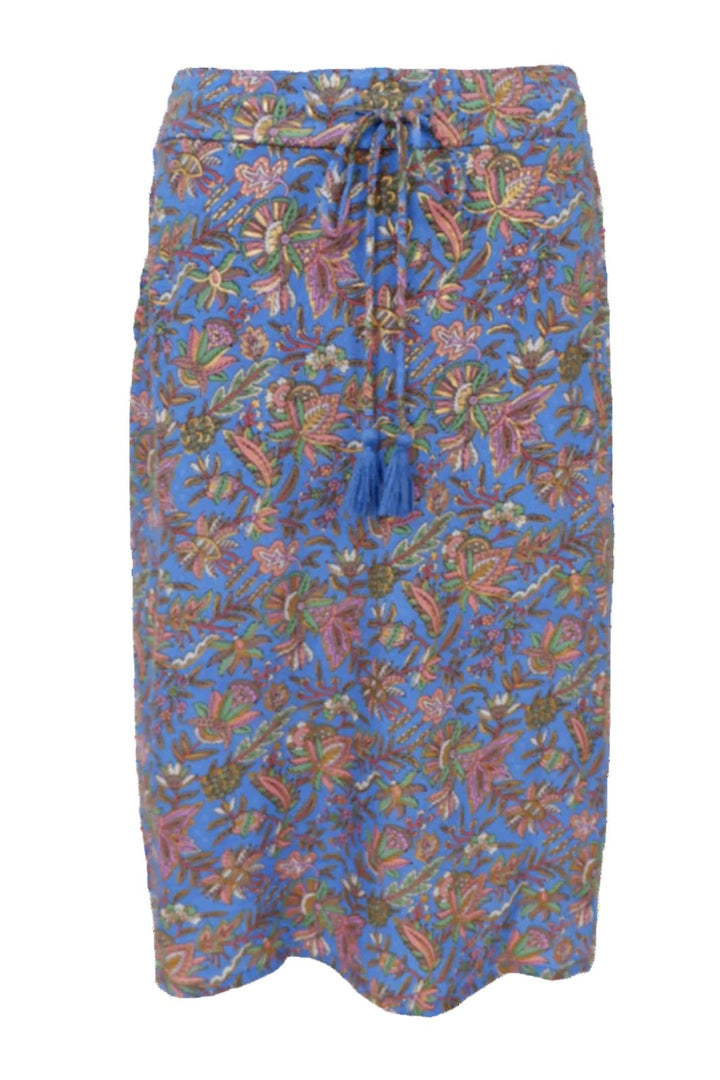 Black Colour - Bcluna Regular Midi Skirt 39135 - Violet Blue