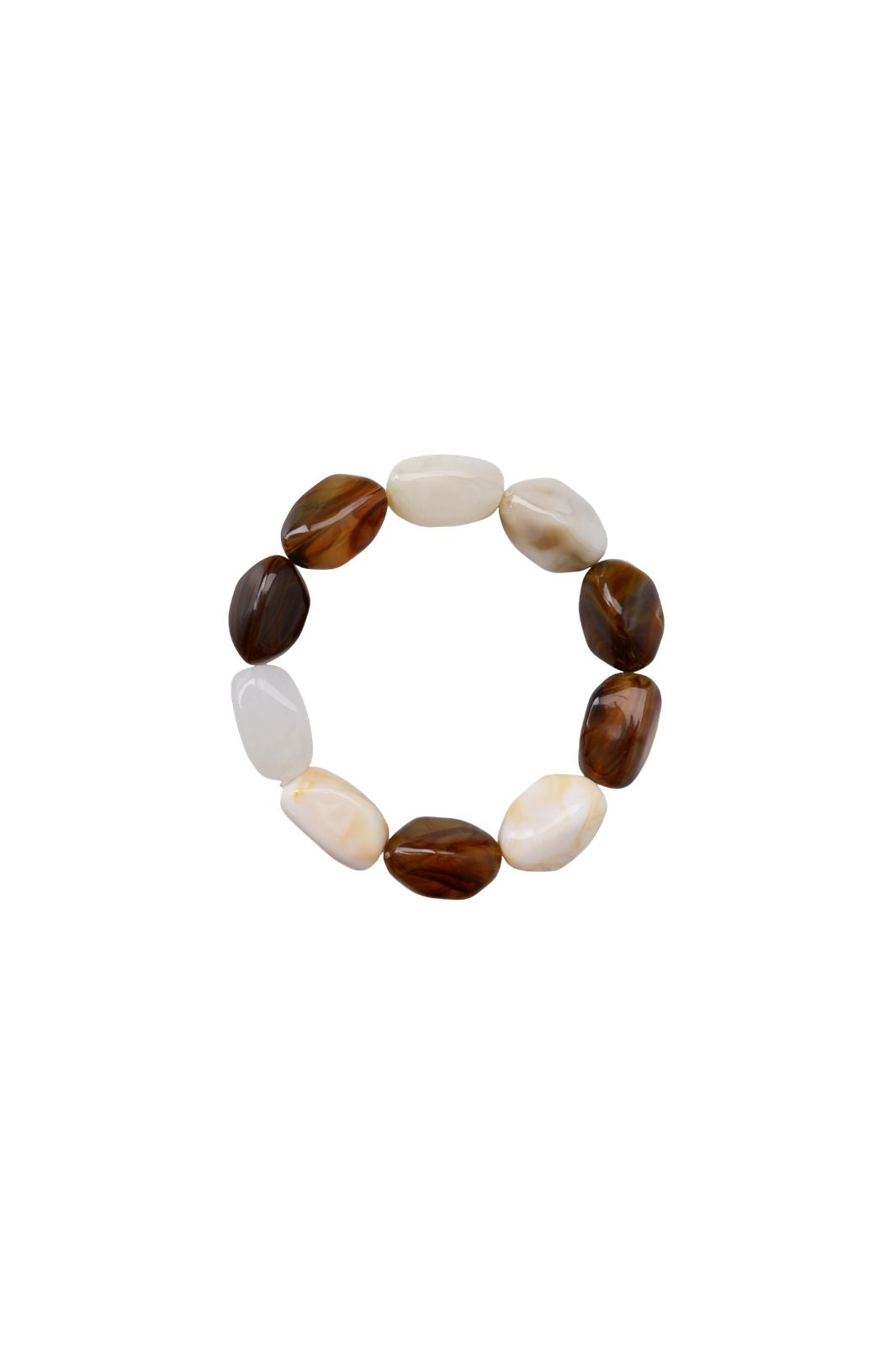 Black Colour - Bclyon Bracelet 4487 - Brown Multi