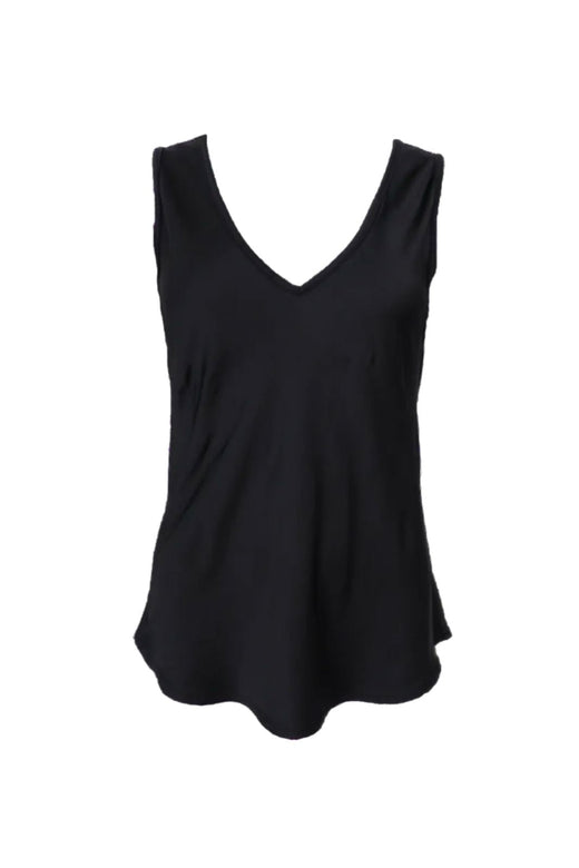 Black Colour - Bcmabel Double V-Neck Top 41210 - Shirts - Black