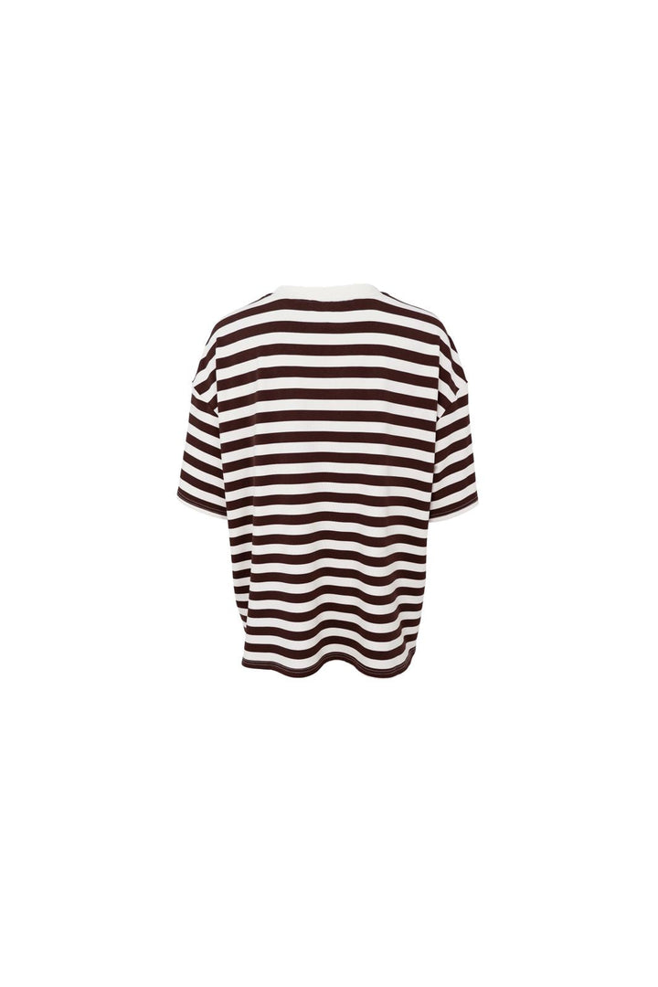 Black Colour - Bcmadelyn Big Tee 41119 - Shirts - Coffee