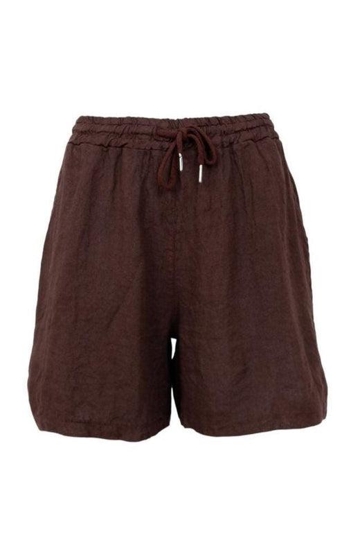 Black Colour - Bcmelina Linen Shorts 40575 - Coffee Shorts 