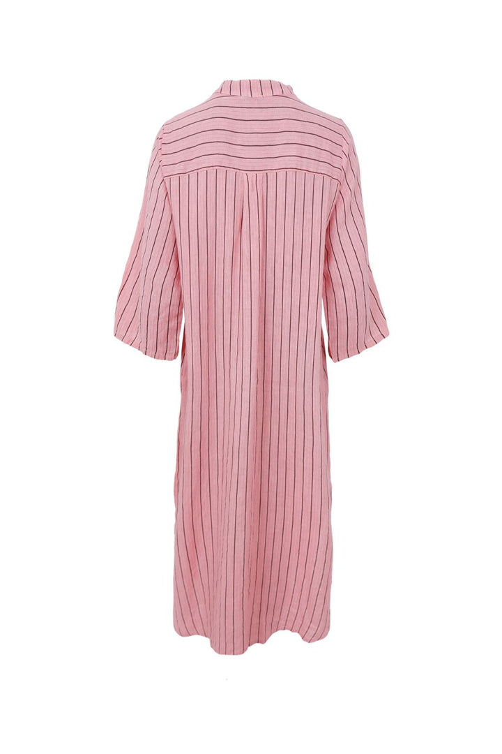 Black Colour - Bcmelina Shirt Dress 40421 - Rose Stripe