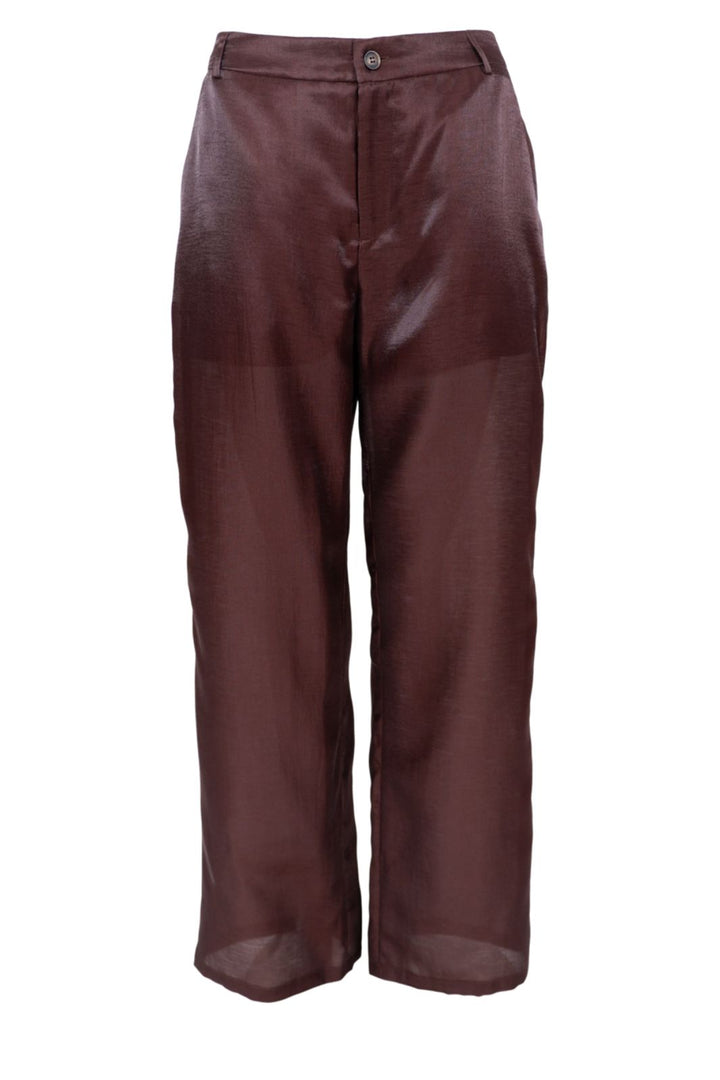Black Colour - Bcolympia Sheer Box Pant 41343 - Coffee