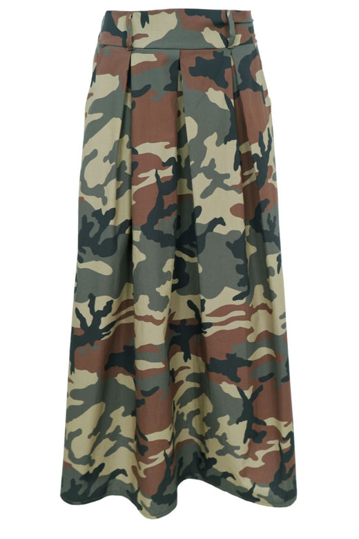 Black Colour - Bcpaprica Skirt 41353 - Army Camouflage