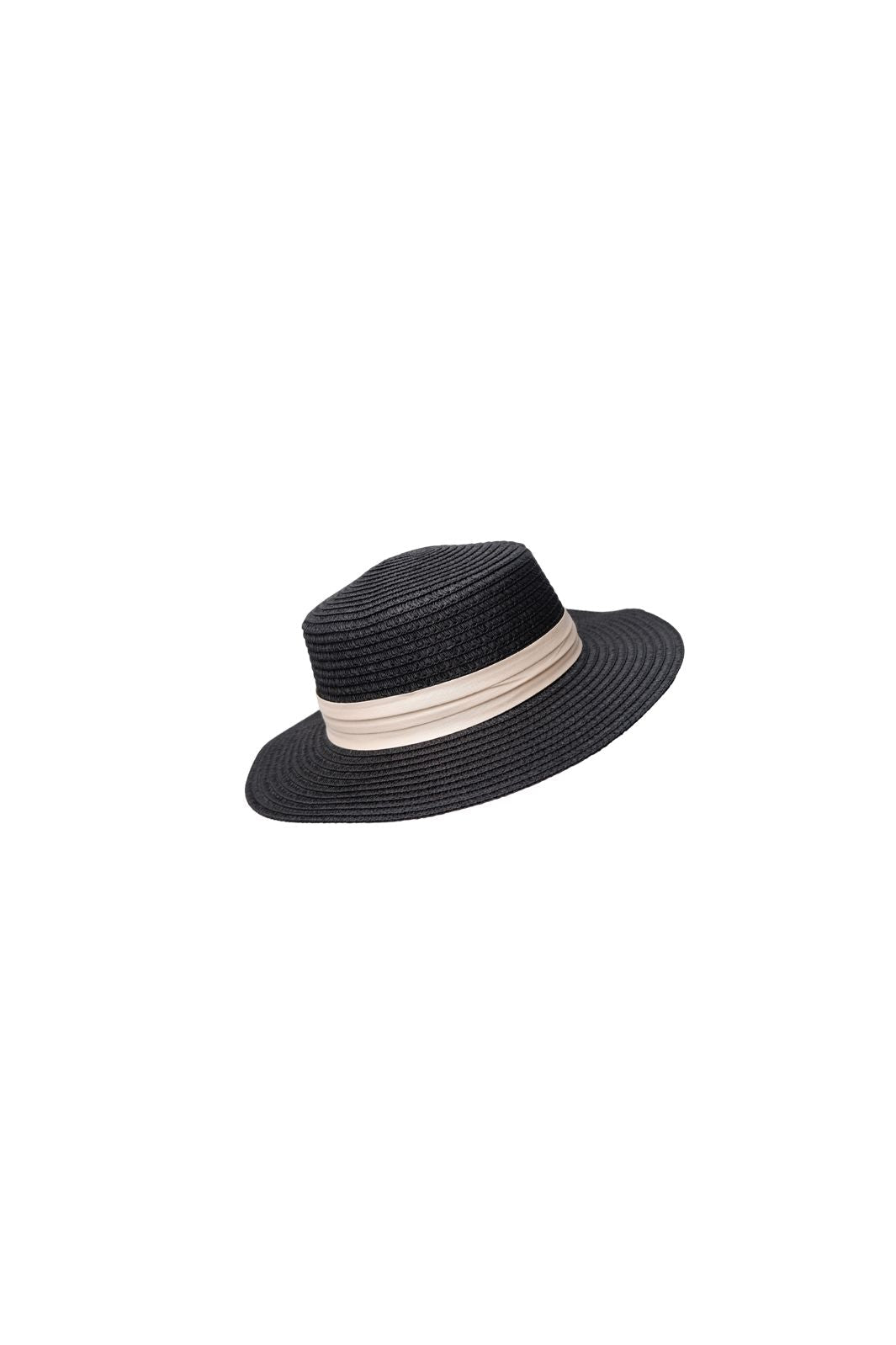 Black Colour - Bcpositano Straw Hat 8046 - Black