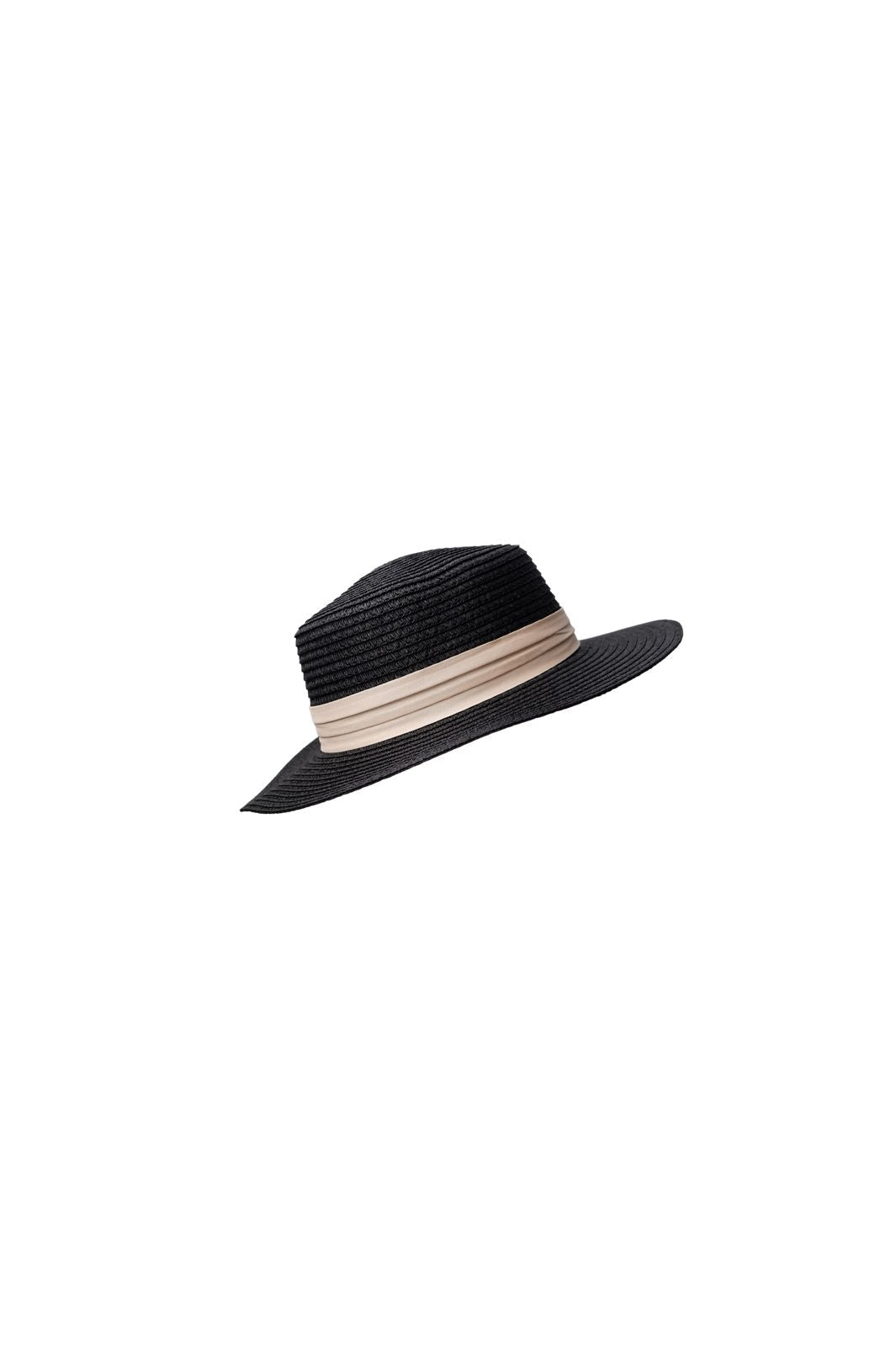 Black Colour - Bcpositano Straw Hat 8046 - Black