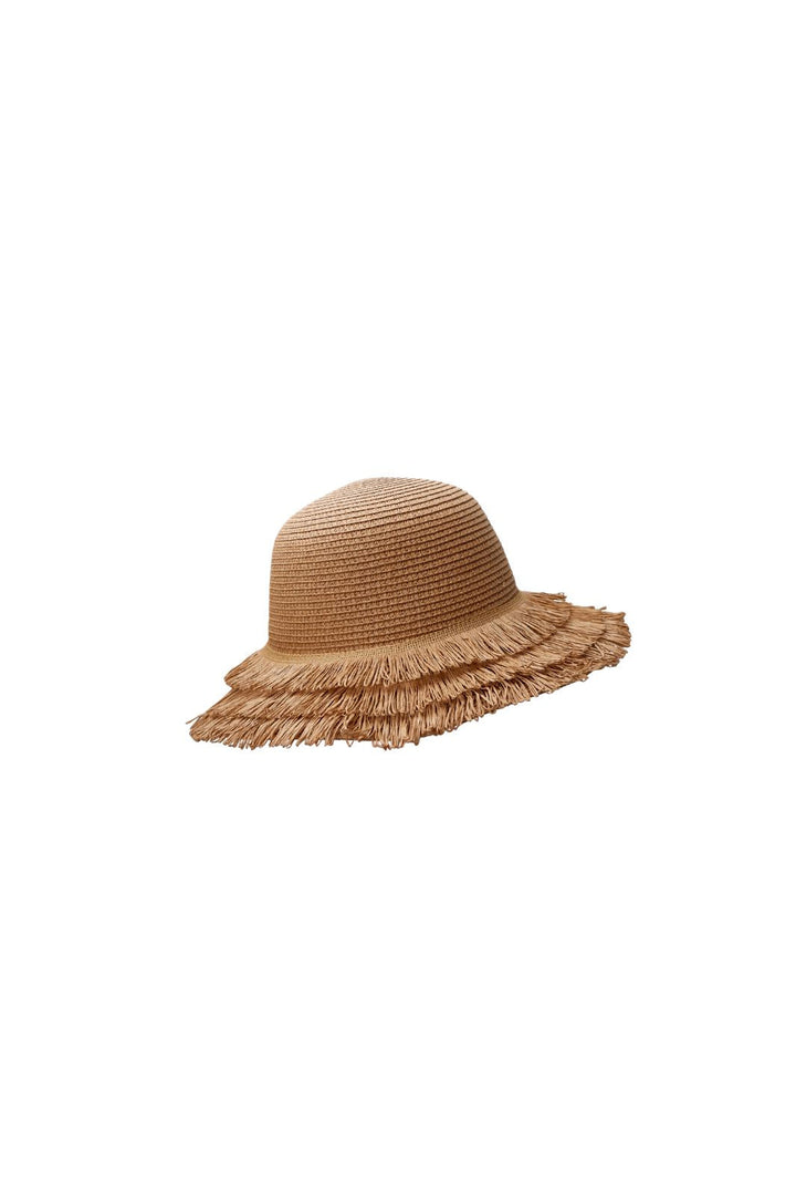 Black Colour - Bcramona Straw Hat 8042 - Khaki