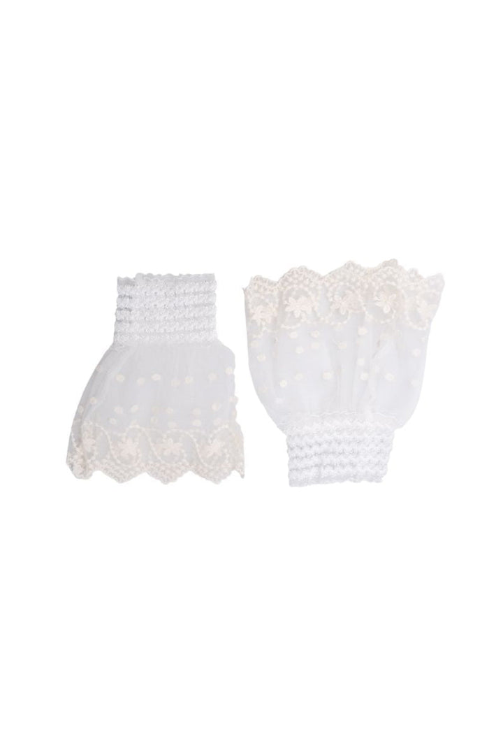 Black Colour - Bcreeva Lace Cuffs 208452 - Off White