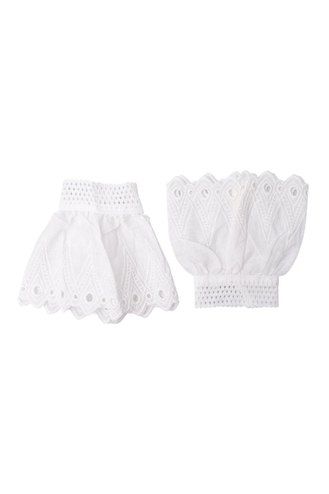 Black Colour - Bcreeva Lace Cuffs 208452 - White