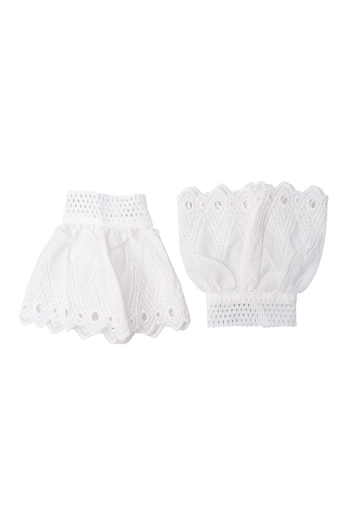 Black Colour - Bcreeva Lace Cuffs 208452 - White