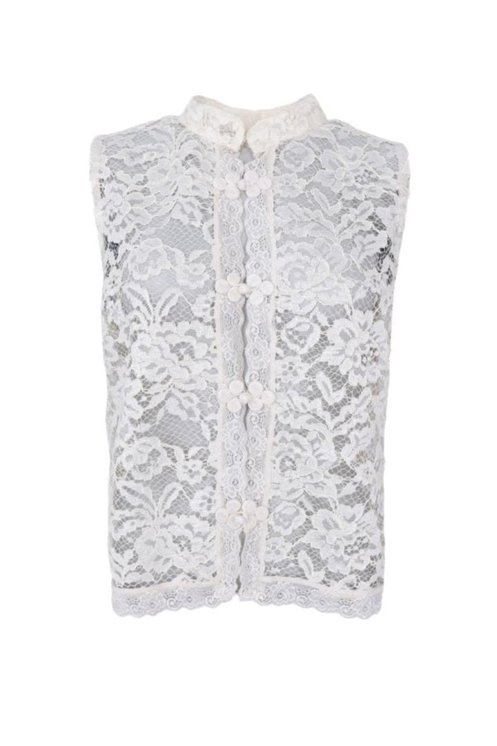 Black Colour - Bcrosa Napoleon Top 41300 - Shirts - Off White