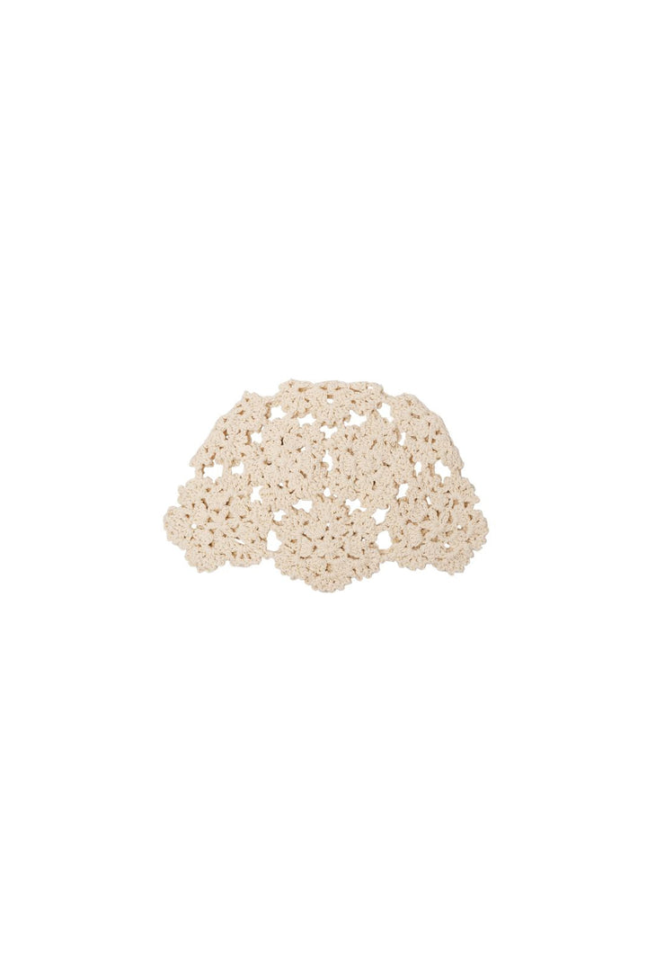 Black Colour - Bcroseanne Crochet Hat 8036 - Creme