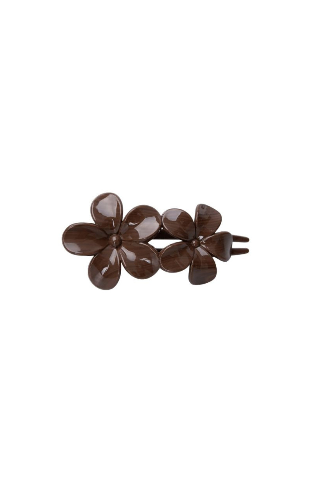 Black Colour - Bcrosella Flower Hair Clip 6074 - Coffee