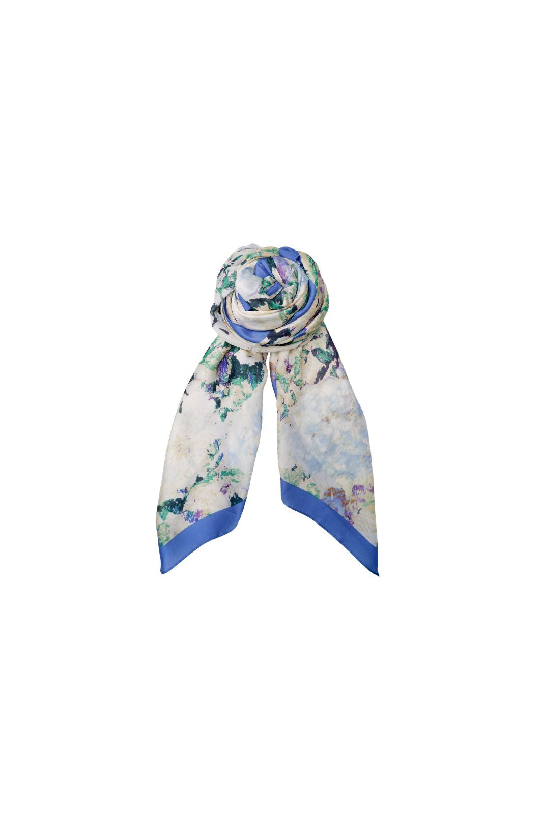 Black Colour - Bcrumi Satin Scarf 208330 - Blue