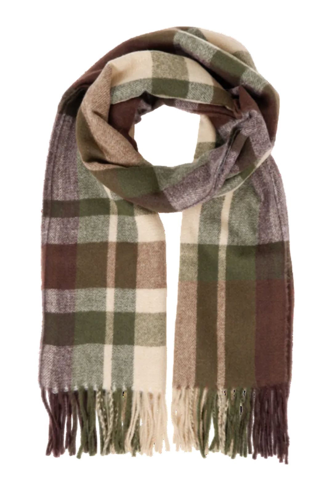 Black Colour - Bcsiri Winter Scarf 208468 - Army