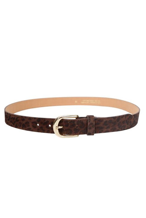 Black Colour - Bcsmilla Suede Belt 10255 - Mocca Leo