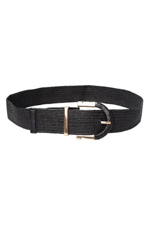 Black Colour - Bcthorne Jute Belt 10323 - Black Bælter 