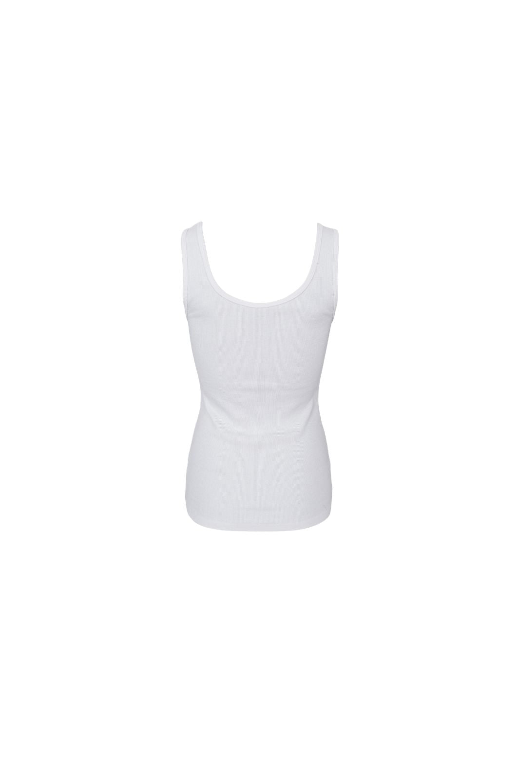Black Colour - Bcvibs Rib Tank Top 41164 - Shirts - Off White