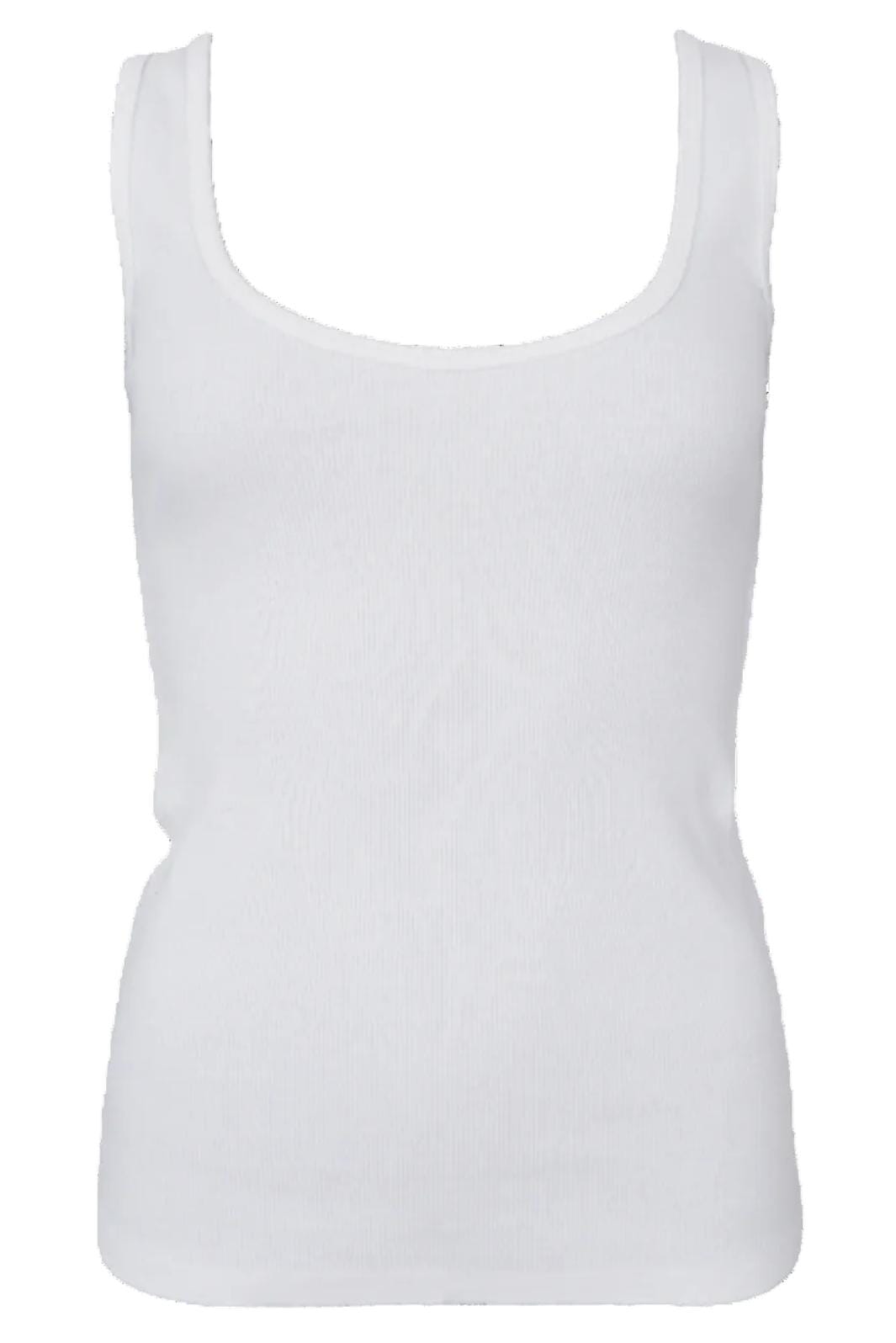 Black Colour - Bcvibs Rib Tank Top 41164 - Shirts - Off White