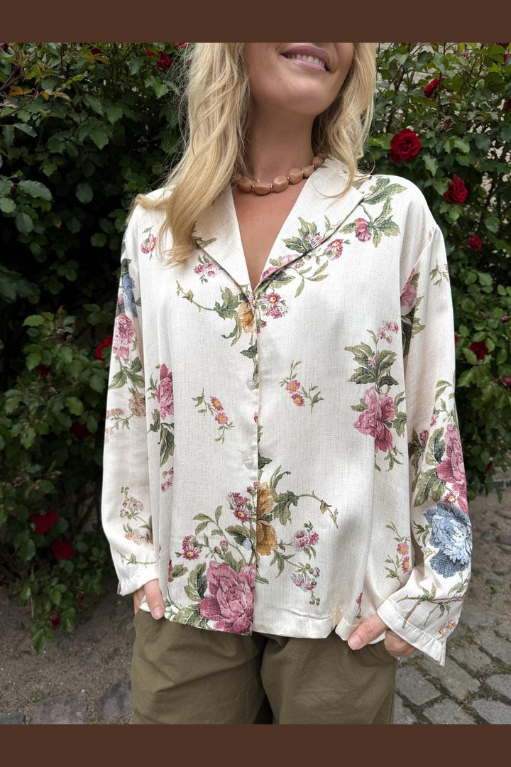 Black Colour - Bczalina Shirt Blouse 41215 - Creme