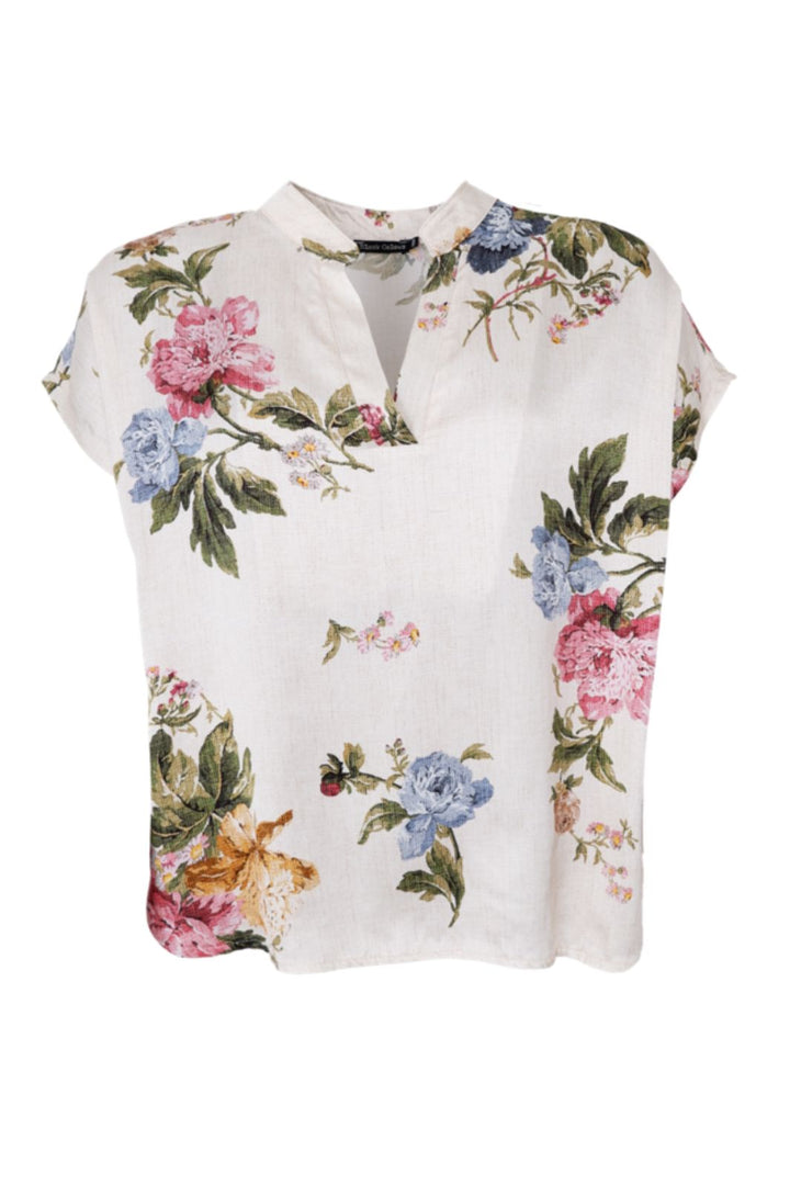 Black Colour - Bczalina Ss Blouse 41262 - Creme