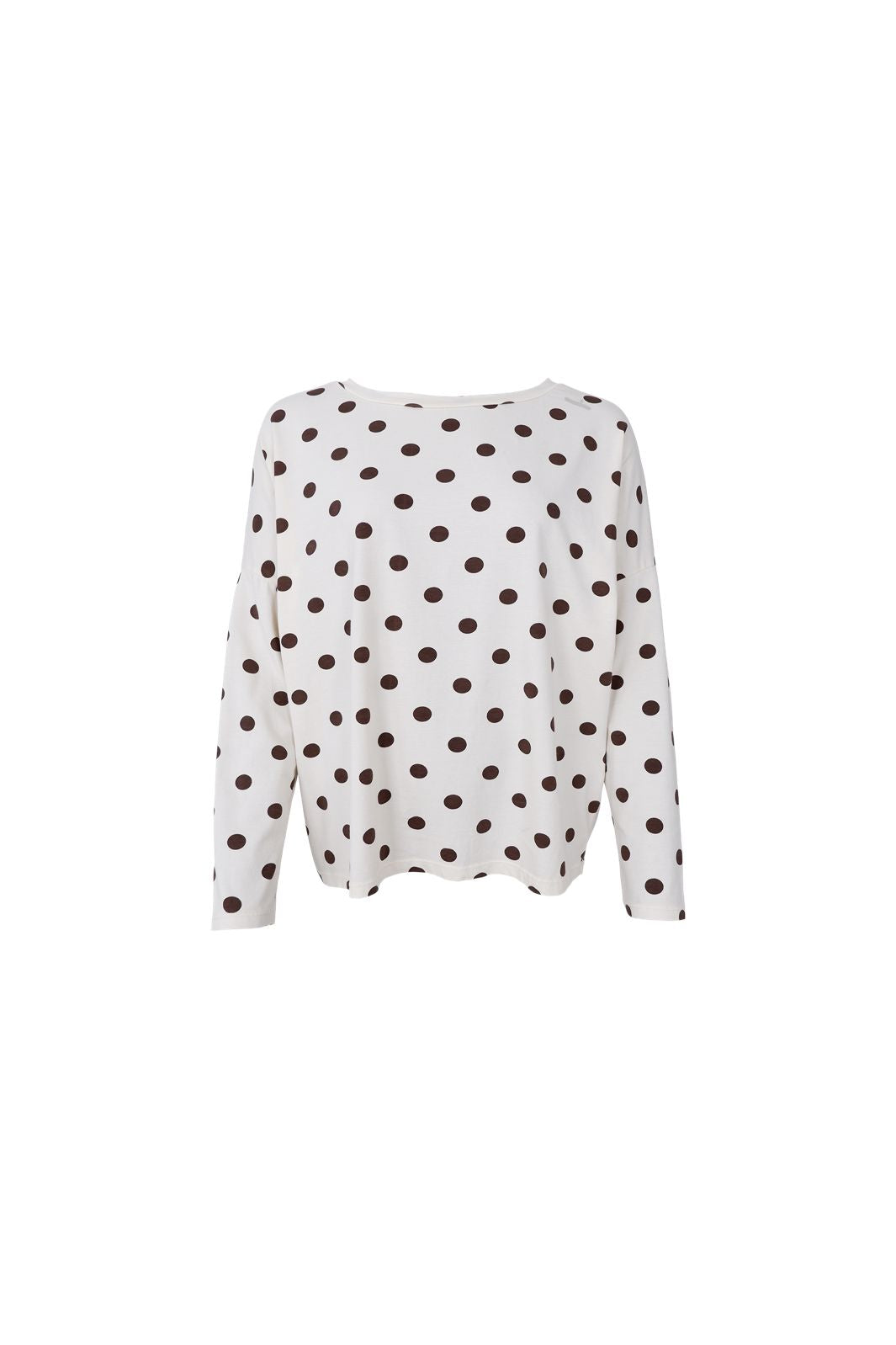 Black Colour - Bczelda Loose Ls Blouse 41120 - Shirts - Coffee Dot