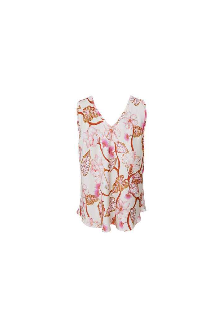 Black Colour - Bczelene Double V-Neck Top 41219 - Shirts - Coral