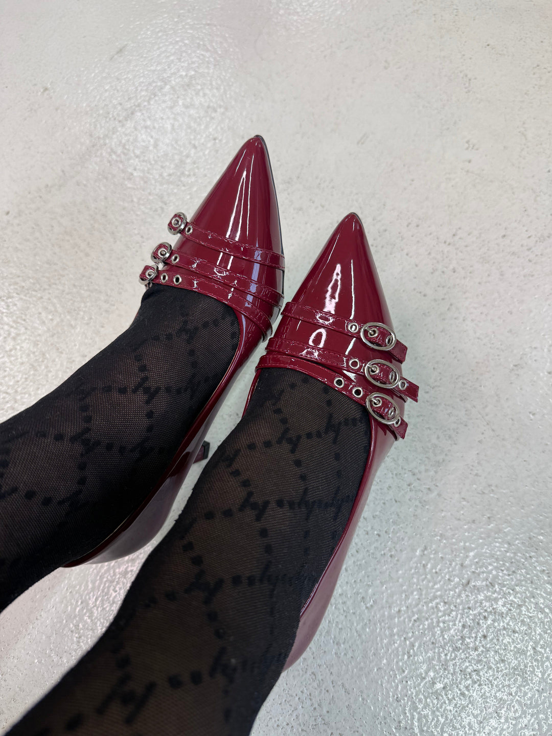 Bloom - Bellflowerstiletto - Burgundy Stiletter 
