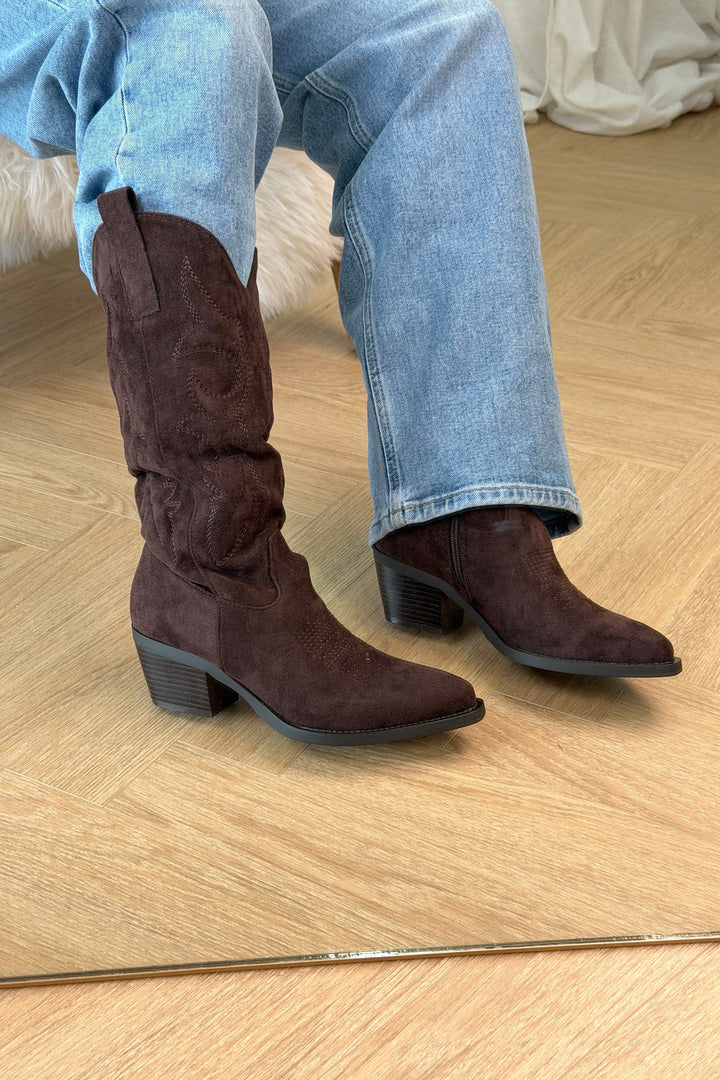 Bloom - Delphinium Boots - Dark Maroon Støvler 