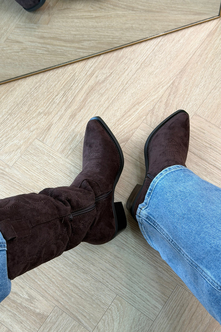 Bloom - Delphinium Boots - Dark Maroon Støvler 