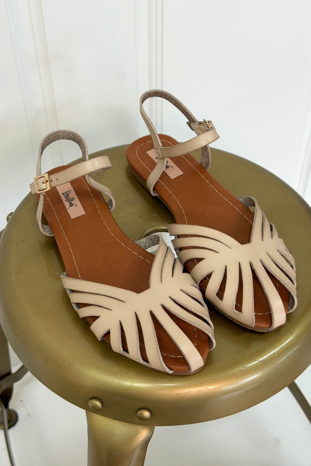 Bloom - Foxglove Ballet Flats - Beige Ballerinaer 
