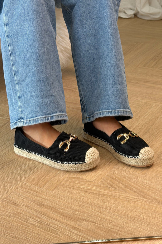 Bloom - Honeysuckle Loafers - Black Loafers 